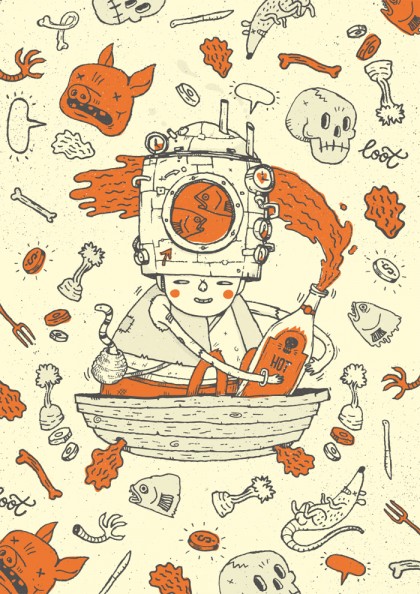 Ben Hagley Sauce King illustration